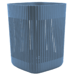 WASTE PAPER BASKET ART DECO